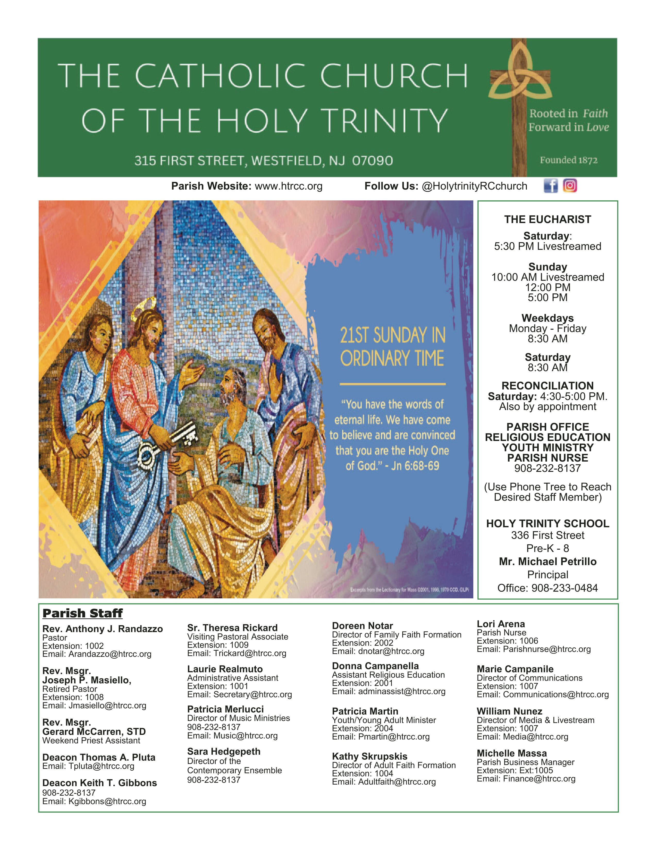 Photo of Parish Bulletin